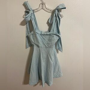 Blue Mini Dress